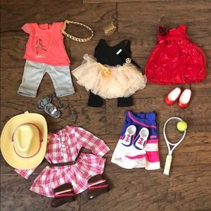 Original American girl doll outfit bundle